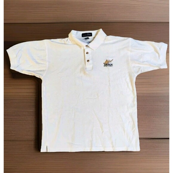 Cumberland Bay Tiburon Entertainment Vintage Electronic Arts Mens Polo Large EA - Picture 1 of 10